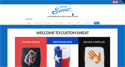 Desktop Screenshot of customsweat.com