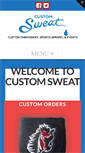 Mobile Screenshot of customsweat.com